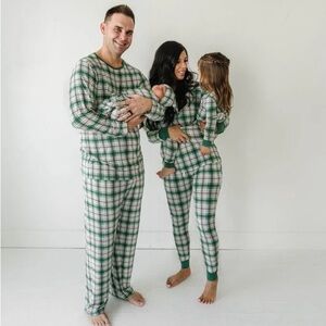Little Sleepies bamboo pajamas pants noel plaid matching christmas holidays